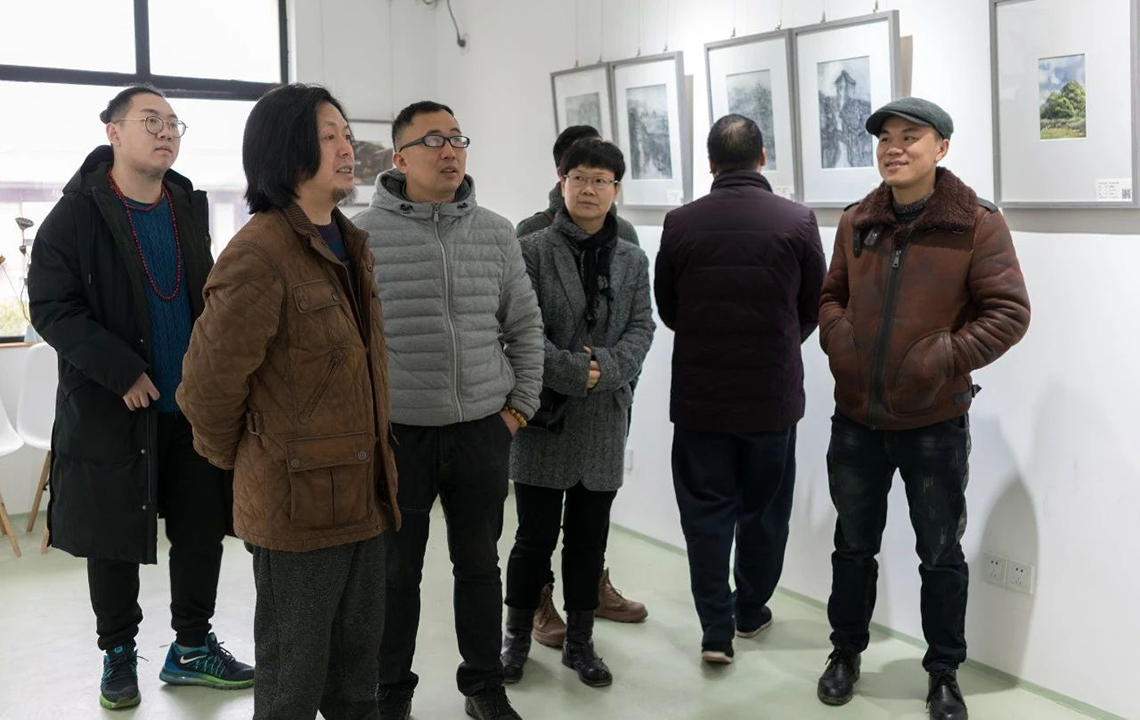 流动展厅|水性材料写生创作团赴贵州安顺屯堡写生作品展现场