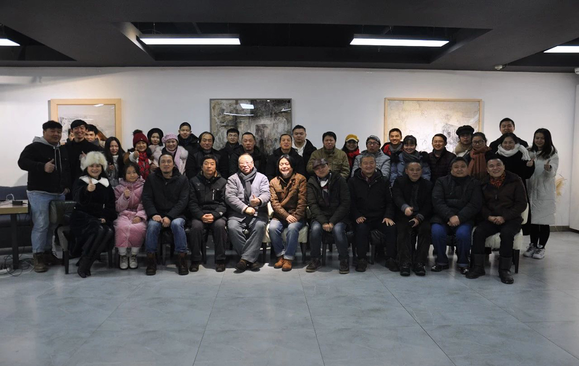 流动展厅| 空山无寂——侯吉明个人作品展开幕现场和讲座现场